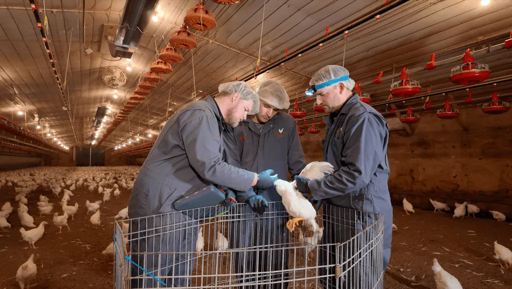 Workers at Duck's Poultry
